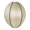 Abat-jour Indochina Classic Oval L, Kit-black