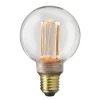 Ampoule E27 Laser LED filament globe, Transparent