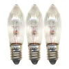 Ampoule Lit E10 lampe de réserve 34V Lot de 3, Clair, 3W