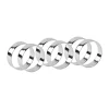 Anneau de serviette Ring 6 pièces, Silver finish