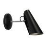 Applique murale Birdy courte, Black-steel