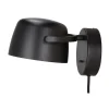 Applique murale Halo Ø16 cm, Black
