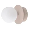 Applique murale/Plafonnier Art Deco IP44, Mud-blanc