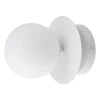 Applique murale/Plafonnier Art Deco IP44, Blanc