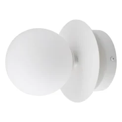 Applique murale/Plafonnier Art Deco IP44, Blanc