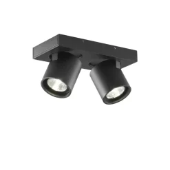 Applique/spot Focus 2, black, 2700 kelvins