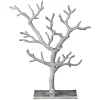 Arbre à bijoux Tressa argenté, 33 cm