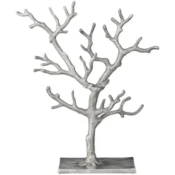 Arbre à bijoux Tressa argenté, 33 cm