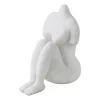 Art piece femme assise 14 cm, Off-white