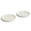 Assiette Barro, Off-white, Ø24 cm lot de 2