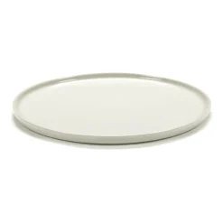 Assiette basse Cena S Ø18 cm, Ivoire