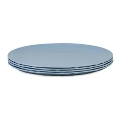 Assiette Club thermoplastique biocirculaire Ø26 cm, 4 pièces, Nature flower blue