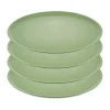 Assiette Connect Ø 25,5 cm, lot de 4, Nature leaf green