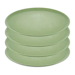 Assiette Connect Ø 25,5 cm, lot de 4, Nature leaf green