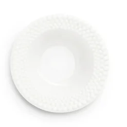 Assiette creuse Bubbles 25 cm, Blanc