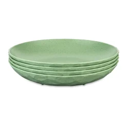 Assiette creuse Club thermoplastique biocirculaire Ø22 cm, 4 pièces, Nature leaf green