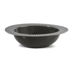 Assiette creuse Coffee & More Ø22 cm, Gris