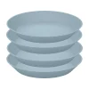Assiette creuse Connect Ø 24 cm, lot de 4, Nature flower blue