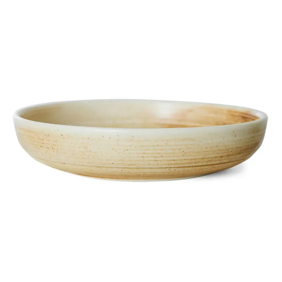 Assiette creuse Home Chef moyen Ø19,3 cm, Rustic cream-brown