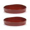 Assiette creuse La Mère Ø20 cm lot de 2, Venetian red