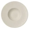 Assiette creuse Manufacture Rock Ø28 cm, Blanc