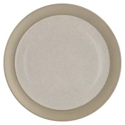 Assiette Fossil Ø26 cm, Beige