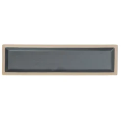 Assiette Fumiko 11,5 x 43cm, Beige-noir