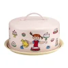Assiette à gâteau Pippi avec cloche, Anniversaire