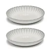Assiette haute Inku M Ø21 cm, lot de 2., White