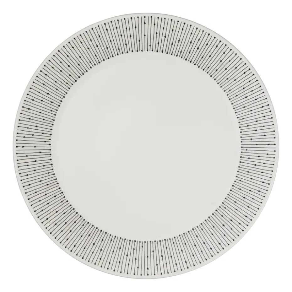 Assiette Mainio Sarastus Ø25 cm, Noir-blanc