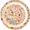 Assiette pour enfant Rice Jungle animals, Coral-multi