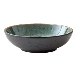 Assiette à pâtes Bitz Ø20 cm noir, Noir-vert