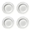 Assiette à pâtes Silhouette Ø22 cm lot de 4, Blanc