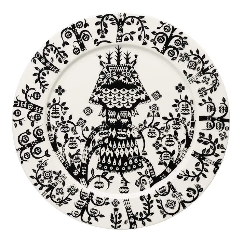 Assiette Taika 27 cm, noir