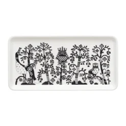 Assiette Taika 12x24 cm, Noir