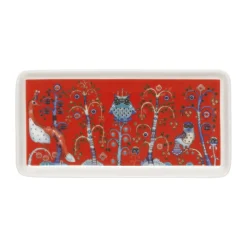 Assiette Taika 12x24 cm, Rouge