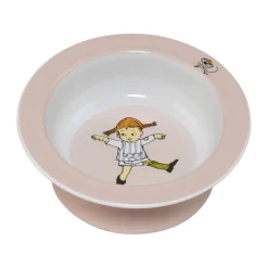 Assiette ventouse Pippi Cirkus Ø15,5 cm, Rose