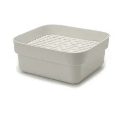 Bac à vaisselle avec plateau séchage Sinkside 34x37 cm, Gris clair