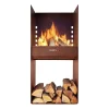 Barbecue FireSpot, Acier Corten