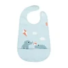 Bavoir Playground avec velcro, Bleu