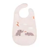 Bavoir Playground avec velcro, Poudre