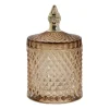 Bocal avec couvercle Miya Ø10,5cm, Golden brown