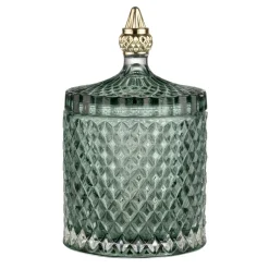 Bocal avec couvercle Miya Ø10,5cm, Vert