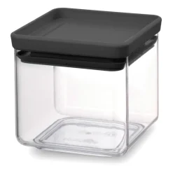 Bocal de rangement carré TASTY+ 0,7 L, Gris foncé