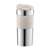 Bodum travel mug 35 cl acier inoxydable, Off white