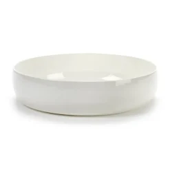 Bol de service Base avec petits rebords blanc, 24 cm