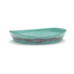 Bol de service Ottolenghi Feast S Ø30 cm, Azure stripes-red
