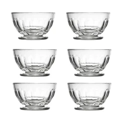 Bol à dessert Perigord petit 15 cl, lot de 6, Transparent