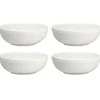 Bol Dots 60cl Lot de 4, Blanc cassé