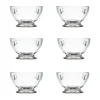 Bol en verre Abeille 60 cl, lot de 6, Transparent